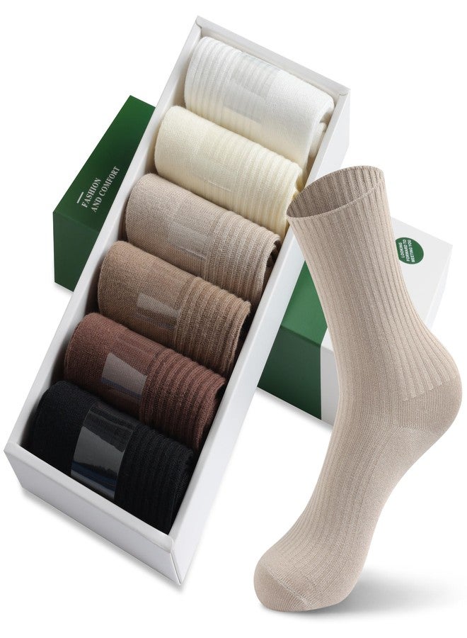 KANAV 6/12 Pairs Ankle Socks for Women Cute Cotton Crew Casual Dress Socks - Image 1